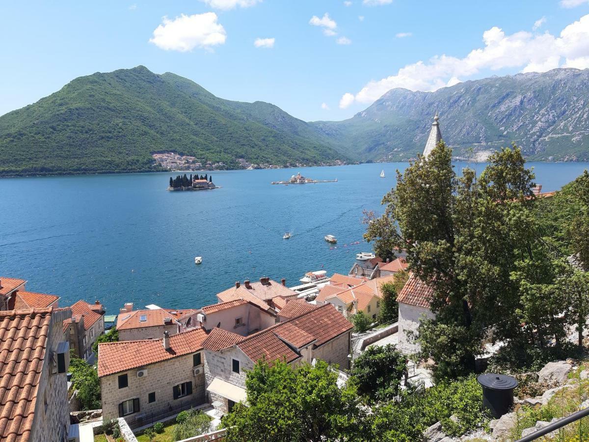 Bella Vista Zmukic Apartman Perast Kültér fotó